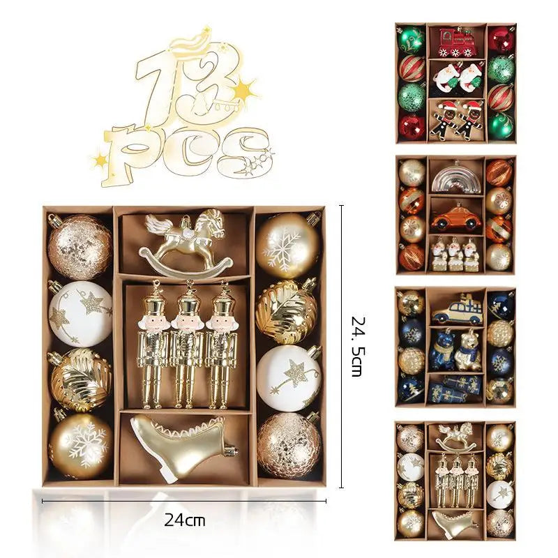 Creative Christmas Tree Decoration Special-shaped Hanging Ball Christmas Pendant Shopping Mall  Christmas Decorations for Home