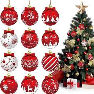 Christmas Balls Shiny Bauble Ball Christmas Tree Hanging Pendant Ornaments For Party Decorations New Year Navidad Gifts